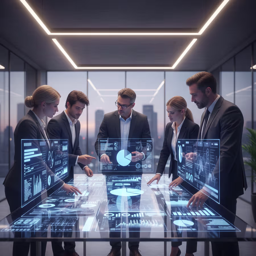 Digital Transformation Consulting illustration